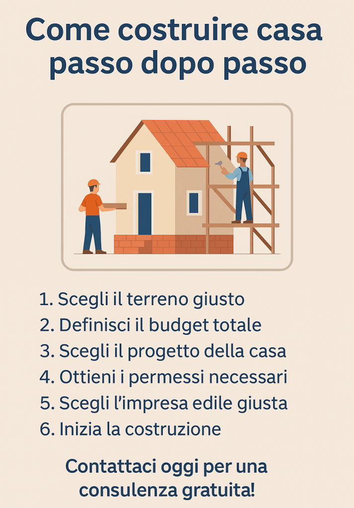 Costruire casa passo dopo passo
